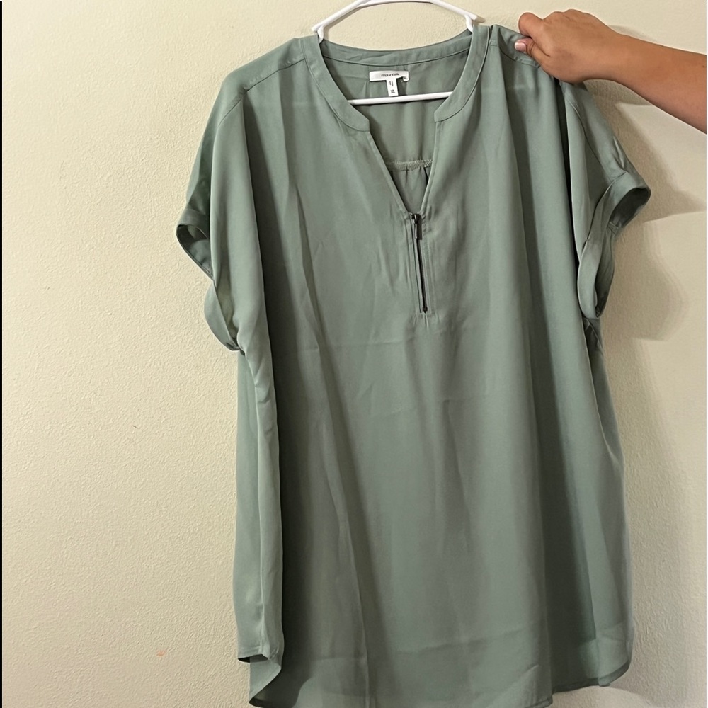 Maurice’s green chiffon